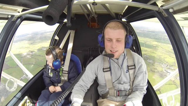 Big Bro Takes Lil Bro For His First Flight In The Sky