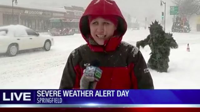 Live Winter Weather Report Interrupted ‘Pot Sasquatch’