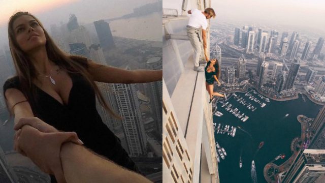 Smoking Hot Russian Model Dangles From A Skyscraper To Get More Instagram Followers