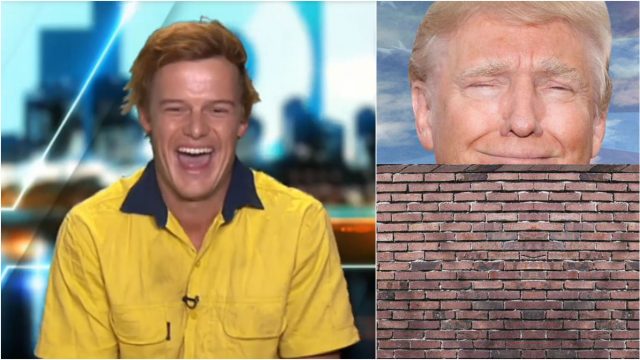 Aussie Builder Gets Asked To Give A Quote On Trump’s Wall, His Response Is Brilliant