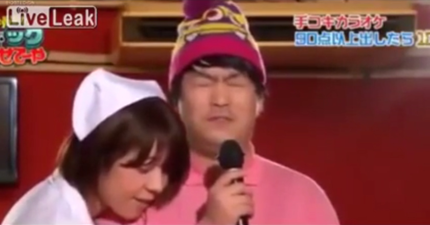 The Japanese Game Show Where Contestants Get Hand Jobs While Singing Karaoke