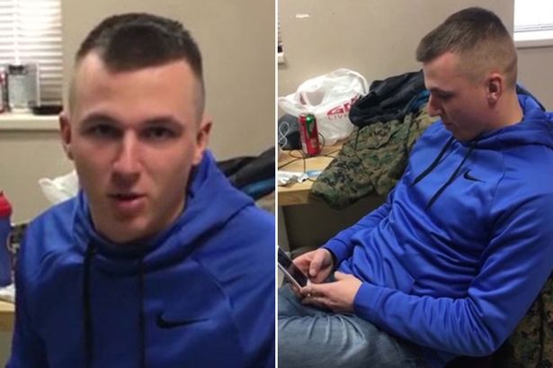 Marine Sets Up Elaborate Trap And Catches Girlfriend Cheating