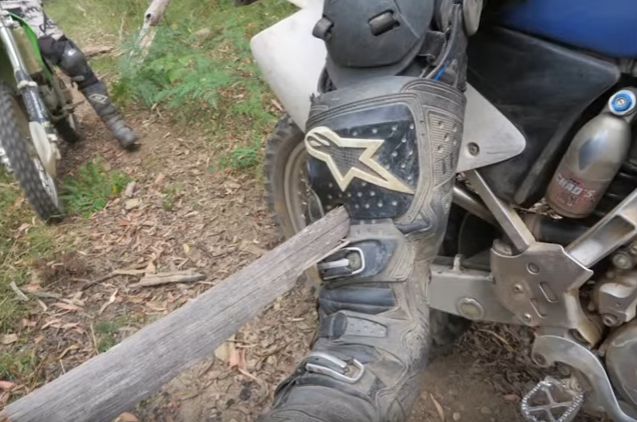 Dirt Biker Rips Spear Out Of His Leg And It Is F*cking Horrific