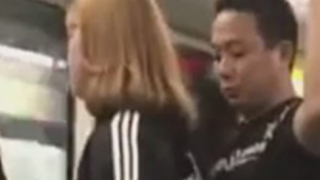 Man On Train Busted Poking His Erect Penis Into A Unsuspecting Woman!