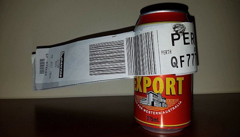 Aussie Legend Checks In A Single Can Of Beer For His Cross-Country Flight