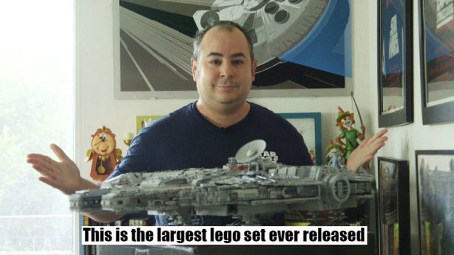 Epic Time-lapse of Bloke Building New 7,500 Piece Lego Millennium Falcon