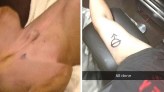 Guy Gets The Same Tattoo As His Dog Without Knowing What It Really Means