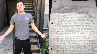 This Bloke’s Ex Sent Him An Apology Letter And He Sent It Back Graded