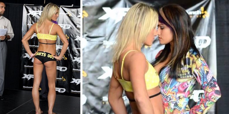 The Hottest Bloody Weigh-In In The History Of MMA