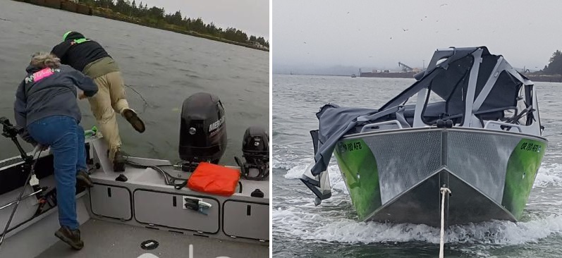 Fisherman Abandon Ship In Life Or Death Crash