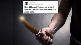 Guy Shares Bizarre Story Of How He Grew Up In A Family Who Used A ‘Poop Knife’