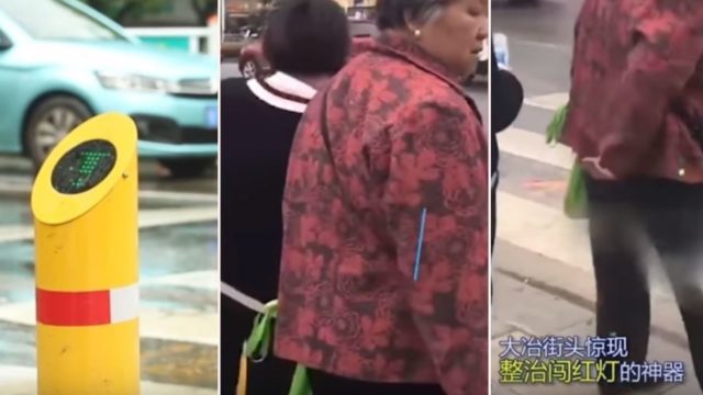 China has started punishing jaywalkers by spraying them with cold water for crossing at red lights