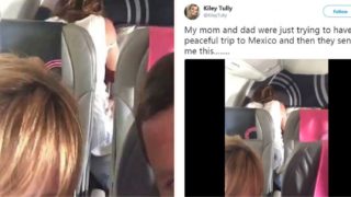 Couple share video of flight passengers joining mile high club