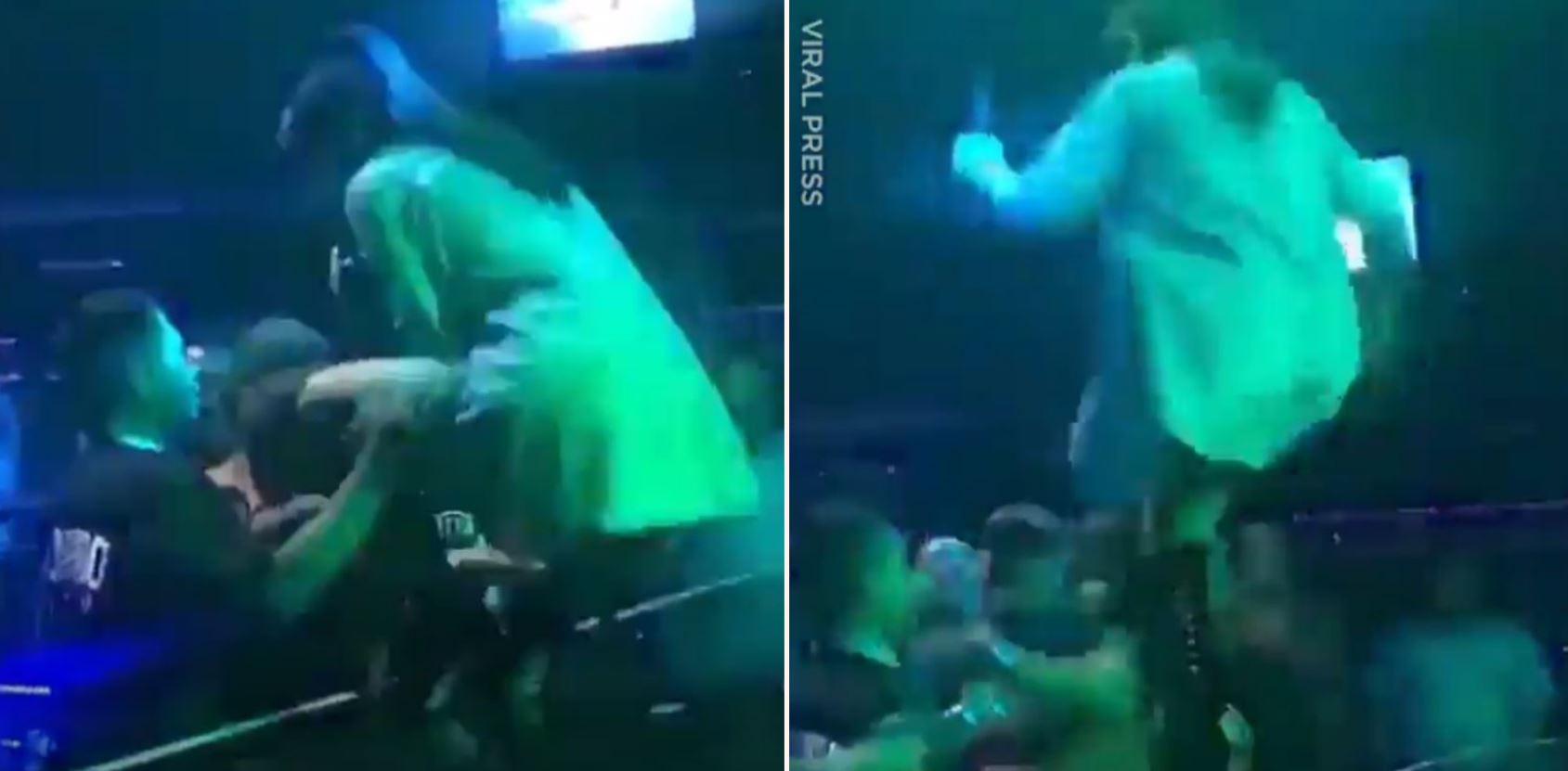 Singer Soccer Kicks A Guy In Head After He Tries To Grope Her Onstage