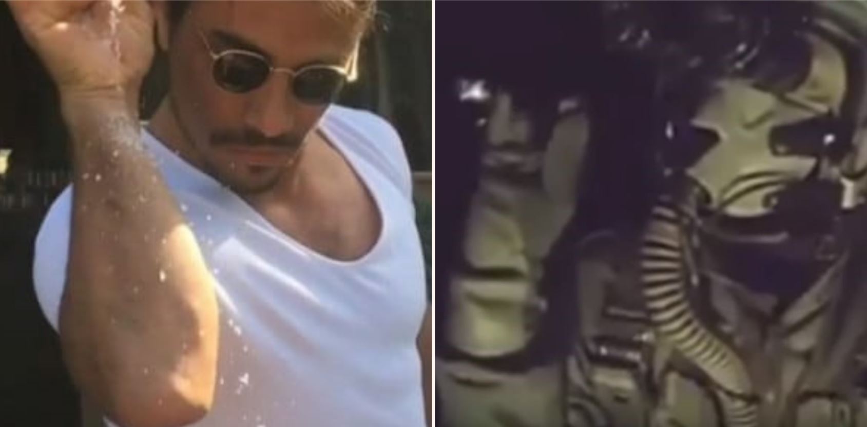 Jet fighter does salt bae impressions after bombing ISIS