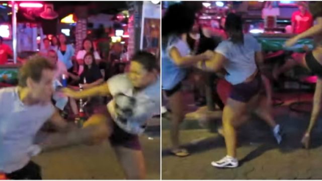 Tourist gropes the locals in Thailand – learns his lesson the hard way