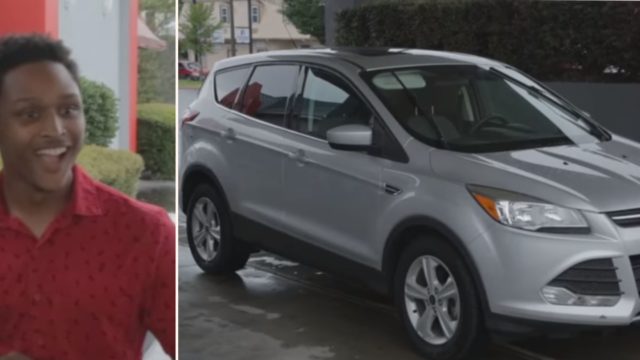 Student who walked 20 miles to his first day of work rewarded with new car by CEO