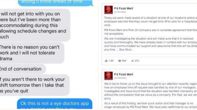 Manager sacked over cruel text messages to employee whose son was on life support