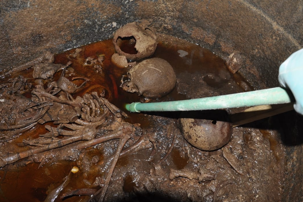 Thousands sign up to drink red liquid from 2000-year-old box found in Alexandria