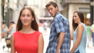 Someone has found more pictures of the girl from the “distracted boyfriend” meme