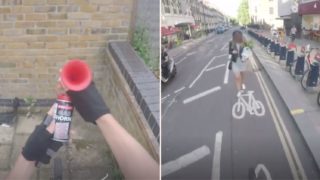 Fed up cyclist attaches air-horn to bike to get pedestrians to move out of the way