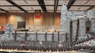 Bloke recreates Lord of the Rings scene with 150,000 Lego masterpiece