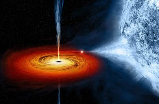 NASA scientists have observed something coming out of a black hole