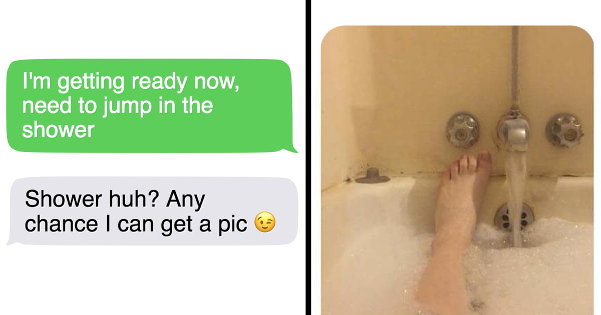 Bloke gets more than he bargained for when hassling chick for shower pics