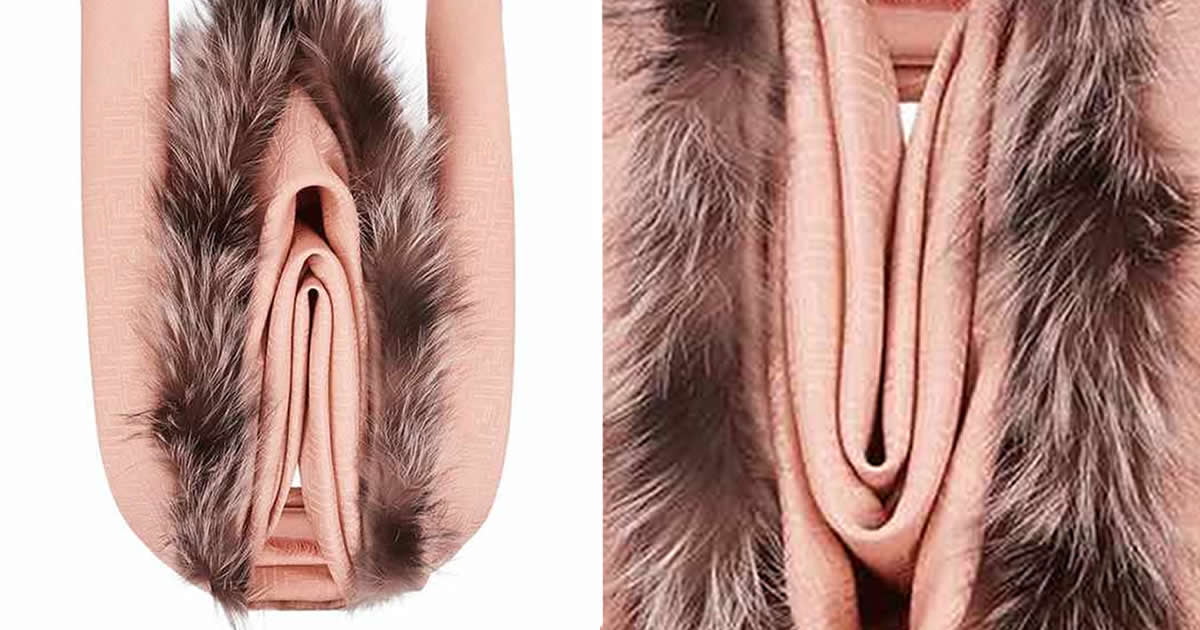 Pricey as f**k new Fendi scarf looks like a fur burger!