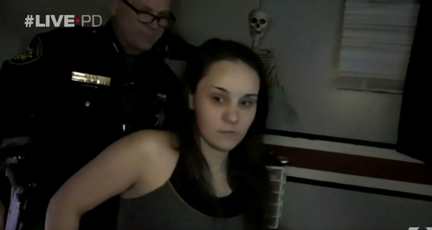 Sheila gets arrested on live TV while watching porn