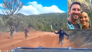 American couple narrowly escapes machete-wielding bandits in Kenya