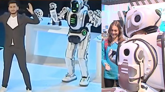 Russian TV shows off ‘robot’ that’s actually a man in a robot suit