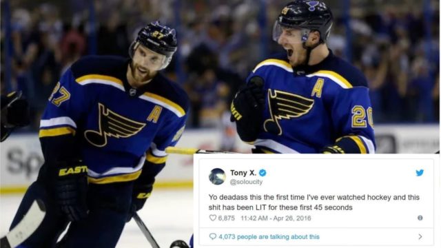 Bloke who accidentally discovers Hockey on TV for the first time goes viral with his comments