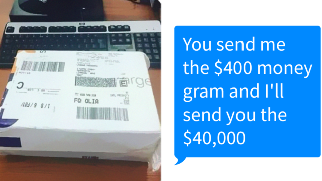 Legend bloke beats scammer at their own game