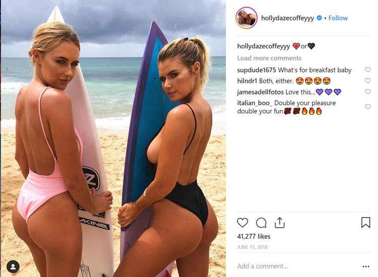 Fans holly only daze coffey Surfing sisters