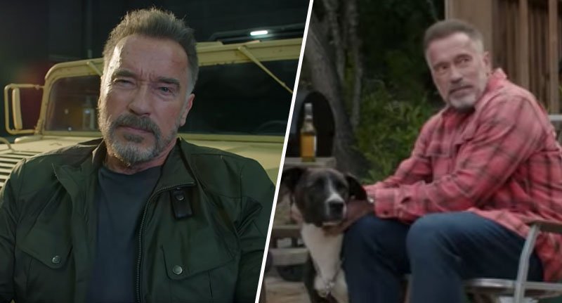 Footage of Arnie behind the scenes in new Terminator movie has been released