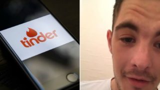 Bloke discovers he is in a Tinder date nightmare when boyfriend arrives at front door