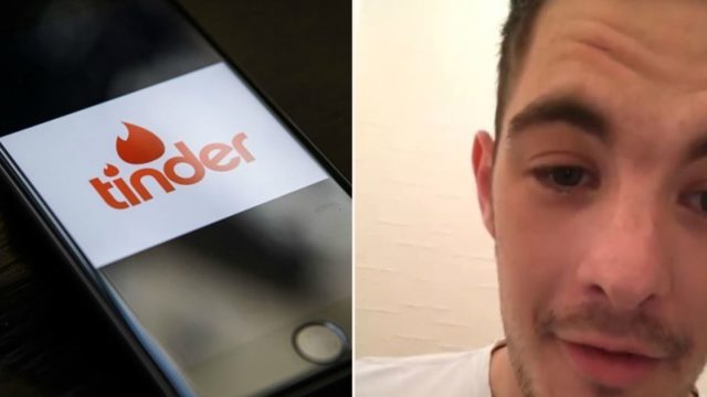 Bloke discovers he is in a Tinder date nightmare when boyfriend arrives at front door