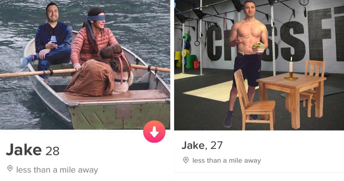 This bloke was banned from Tinder after creating 60 profiles, here’s his best work