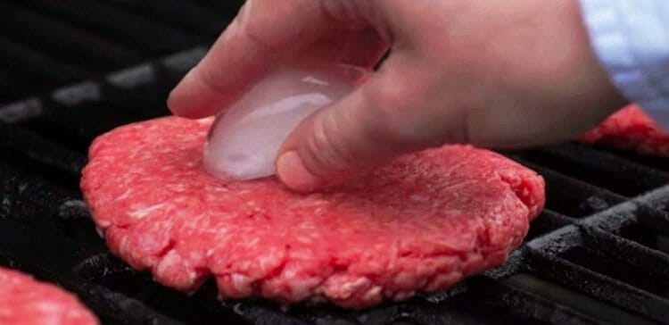 Chef reveals ice cubes are the secret to cooking the perfect burger on the barbie