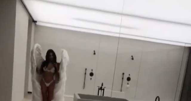 Kim Kardashian and Kanye West’s house looks like something out of a bloody horror film