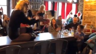 Drag queen makes toddler’s day by rocking “Baby Shark”