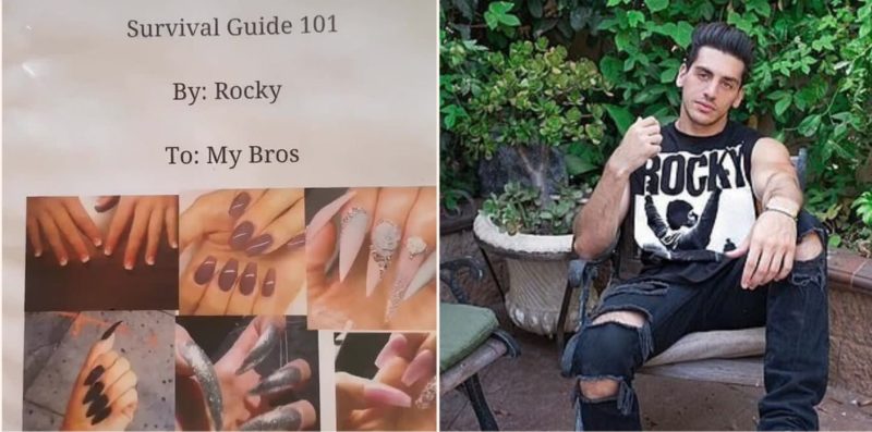 Bloke decodes nail art to save guys from dating the “crazy sheilas”