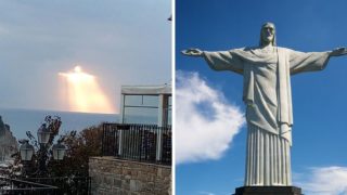 Image of Jesus appear in the f***en sky of Italy