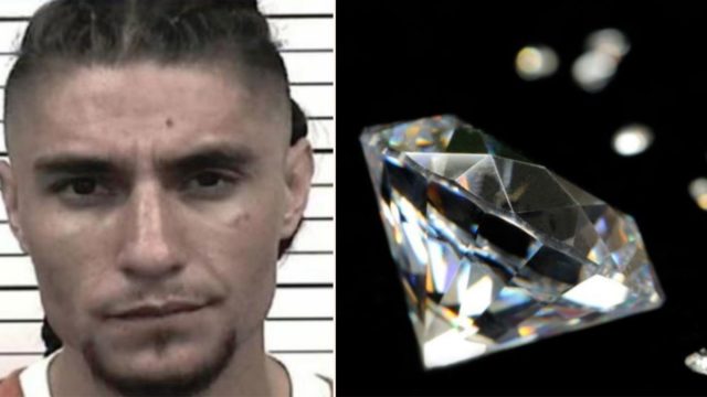 Police find 44 diamonds in bloke’s human pocket