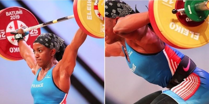 Female weightlifter’s arm snaps in two places as she attempts a lift