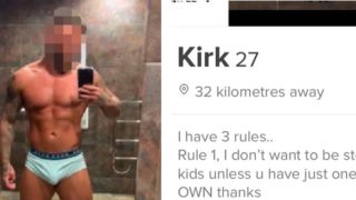 Bodybuilder sparks outrage with his “three rules” in Tinder bio