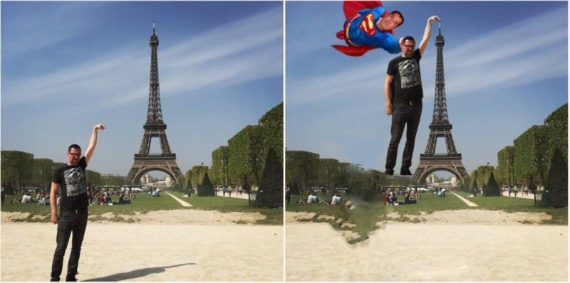Bloke asks Internet to photoshop his Eiffel Tower pic, users respond with comedy gold