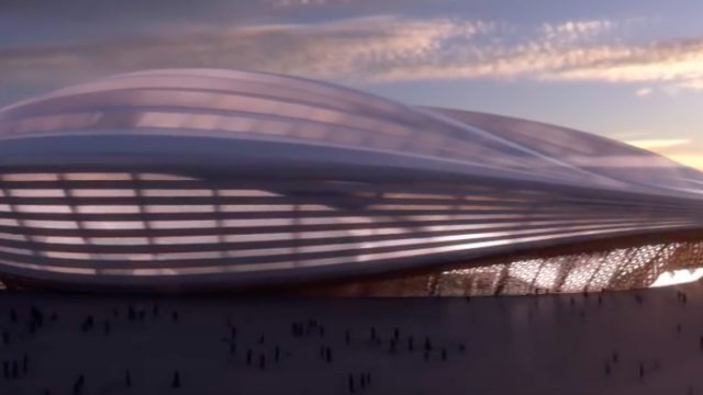 Qatar World Cup stadium revealed and people think it looks like a massive vagina
