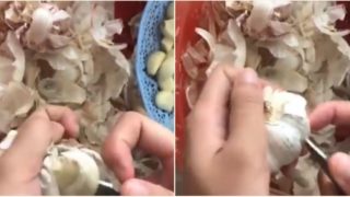 This garlic peeling life hack has people on internet freaking out
